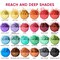 Cosmetic Grade Mica Powder 24*0.15 Oz Color Set Assortment - Natural Coloring Pigment